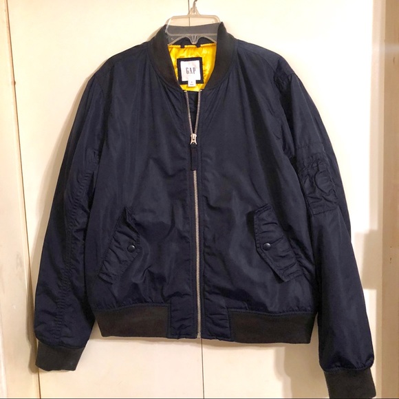 gap nylon bomber jacket